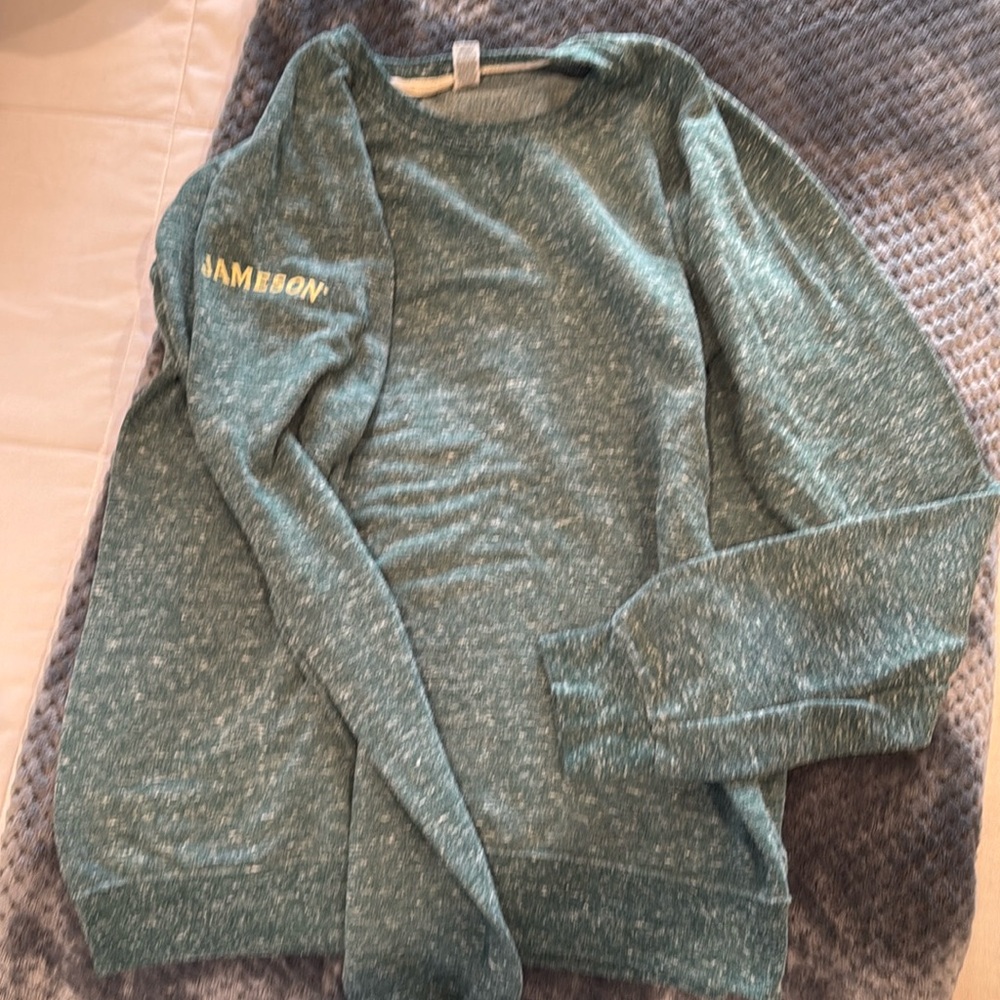 Jameson crew neck Heathered green